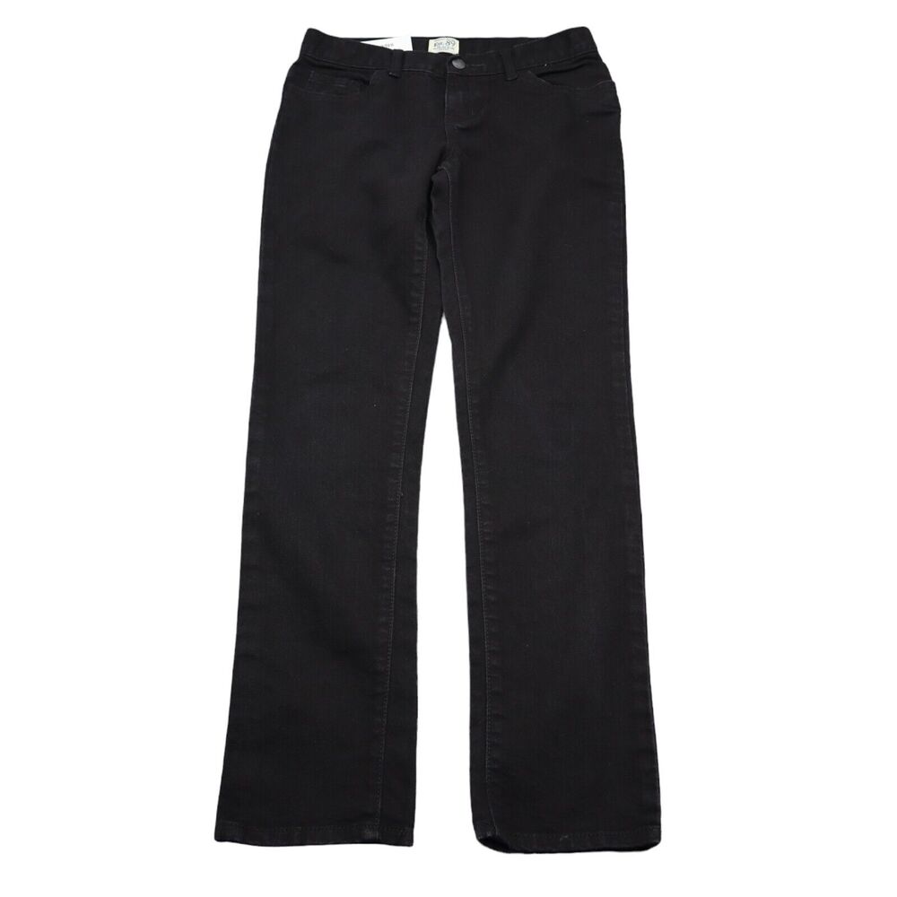 Est 89 Place Pants Womens 14 Black Plain Low Rise Super Skinny Stretch Jeans